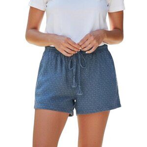 Roots Linen Cotton Tassel Tie Shorts